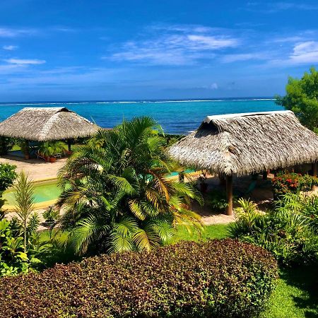 Superbe Bord De Mer, Acces Lagon Et Piscine Privee Paea Exterior foto