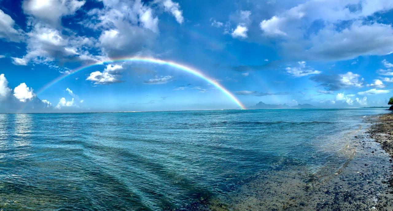 Superbe Bord De Mer, Acces Lagon Et Piscine Privee Paea Exterior foto
