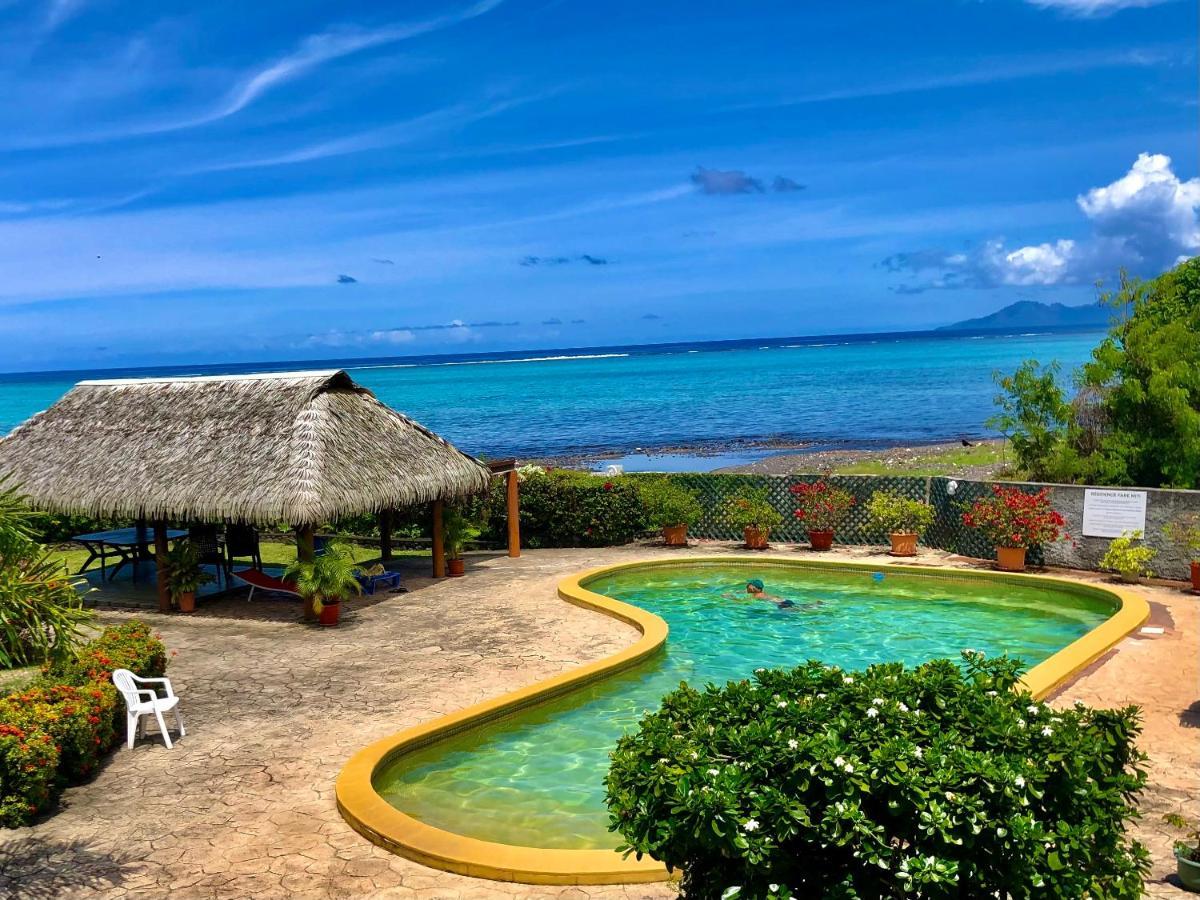Superbe Bord De Mer, Acces Lagon Et Piscine Privee Paea Exterior foto
