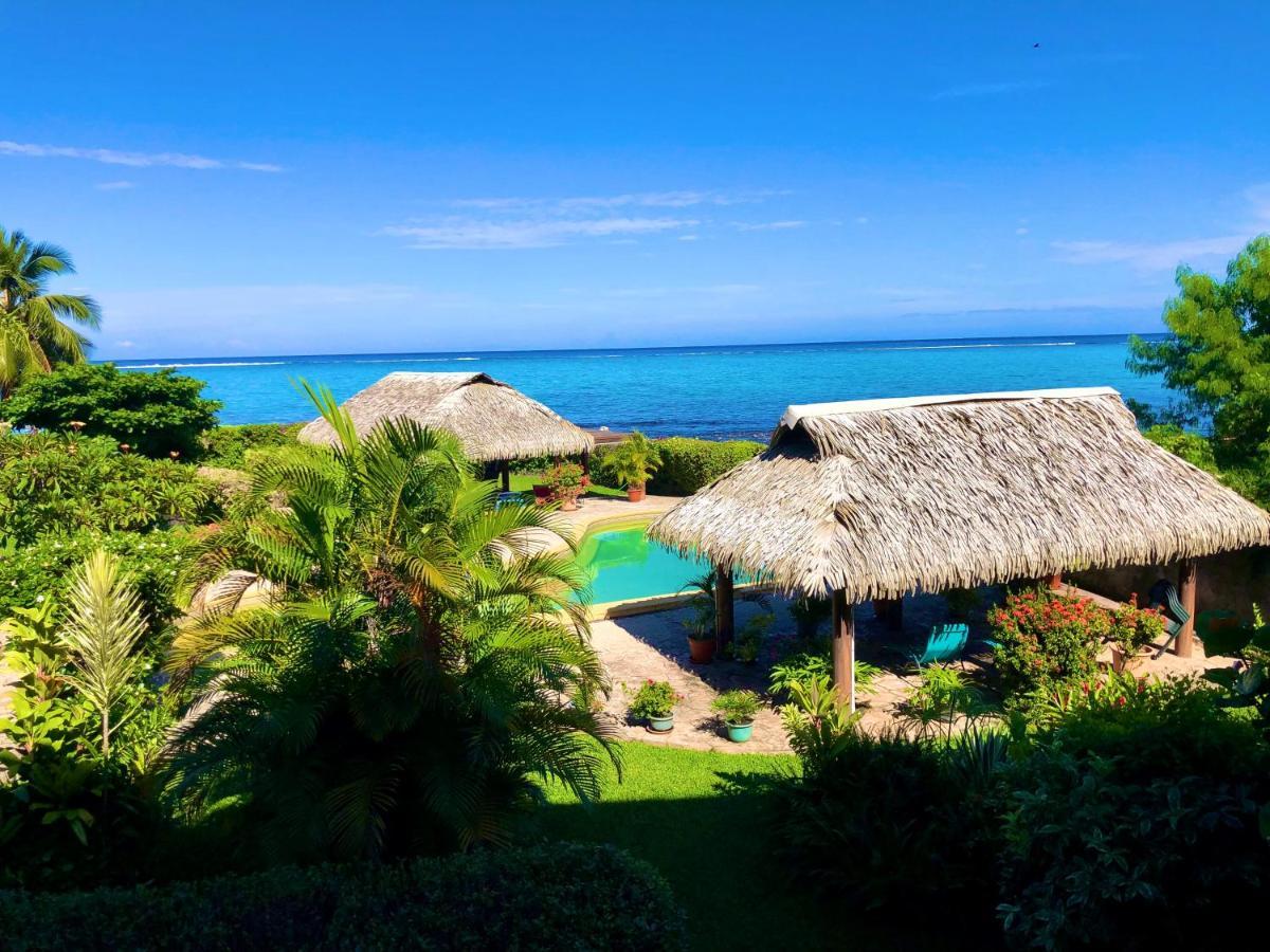 Superbe Bord De Mer, Acces Lagon Et Piscine Privee Paea Exterior foto
