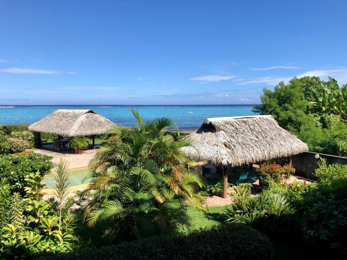 Superbe Bord De Mer, Acces Lagon Et Piscine Privee Paea Exterior foto