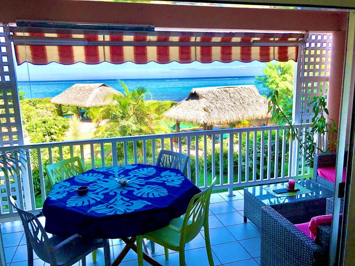 Superbe Bord De Mer, Acces Lagon Et Piscine Privee Paea Exterior foto